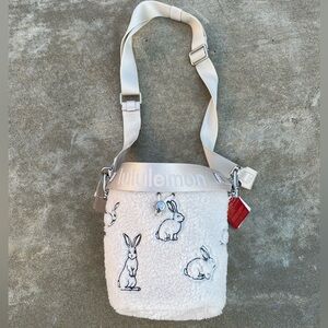 NWT Lululemon Lunar New Year Rabbit Bunny Crossbody Bucket Bag Fleece 2.5L RARE